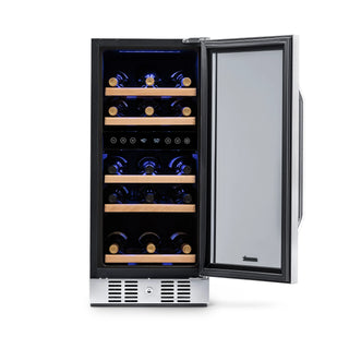 Newair 15 In. 29 Bottle Dual Zone Wine Cooler, 854001004884