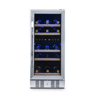 Newair 15 In. 29 Bottle Dual Zone Wine Cooler, 854001004884